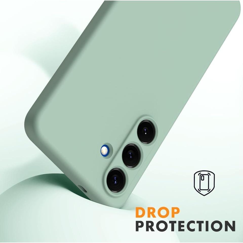 Thumbnail - Screenguard Liquid Silicone Case Hülle (Samsung Galaxy S25+), Smartphone Hülle, Grün