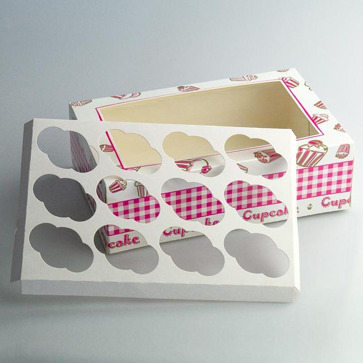 Produktbild miniSchoggi 12er mini Cupcake Schachtel (12x)