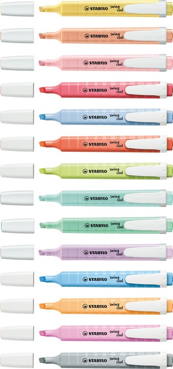 Produktbild STABILO swing cool Pastel Textmarker (Sortiert, 4 mm, 1 x)