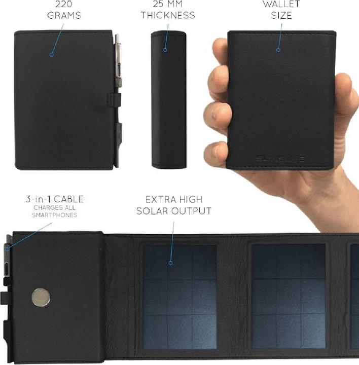 Actual product image Sunslice Portable 4W photon solar charger (4000 mAh, 4 W, 20 Wh)