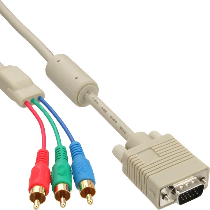 Produktbild InLine Kabel HD-15-Stecker (2 m, VGA, HDMI)