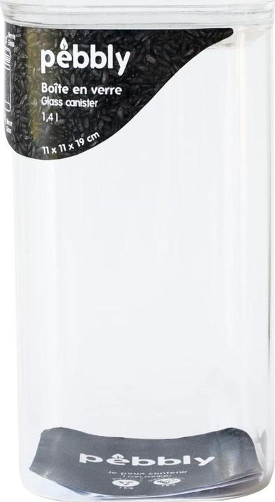 Actual product image Pebbly Vorratsglas (1.40 l)