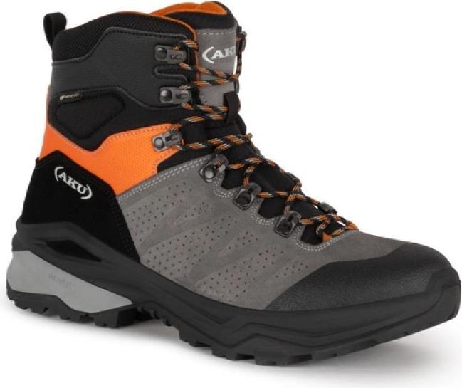 Grau/Silber, Orange, Schwarz