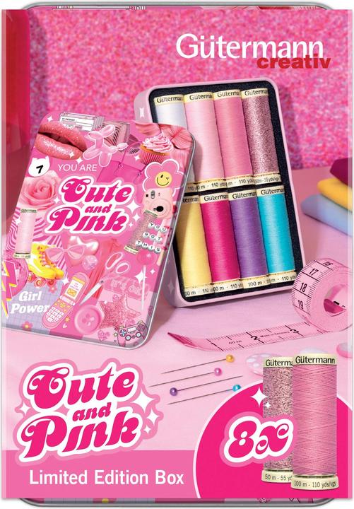 Immagine prodotto Gütermann Scatola rosa e carina, 8 rulli