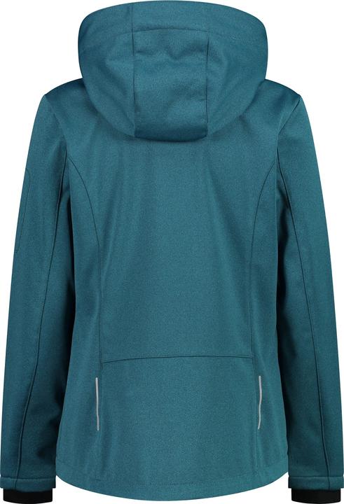 Actual product image CMP Campagnolo Women's Jacket Zip Hood Melange Softshell (44, XL)