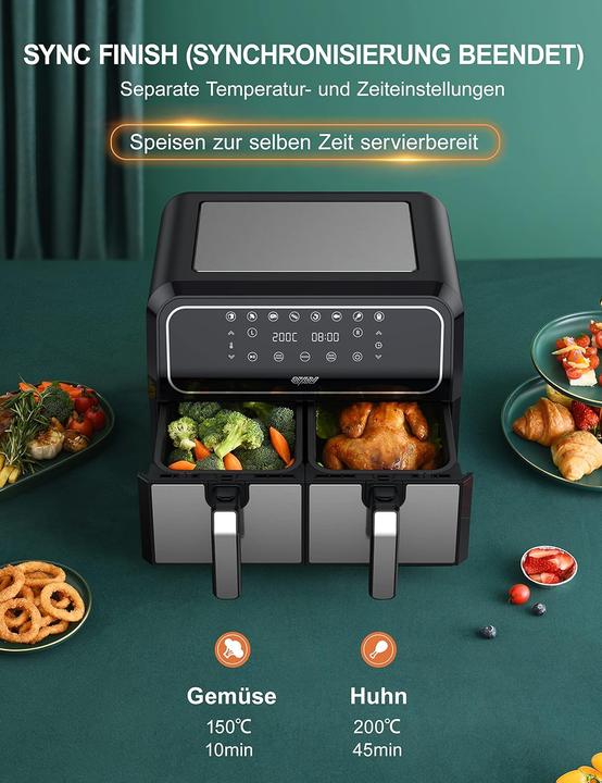 Immagine prodotto Innsky Heissluftfritteuse Dual Zone