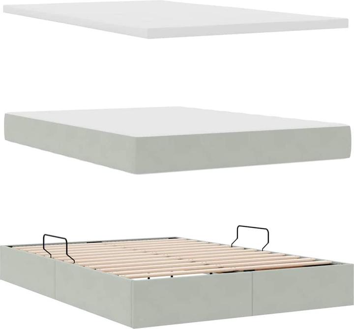 Image du produit vidaXL Modernes Bett (140 x 190 cm)