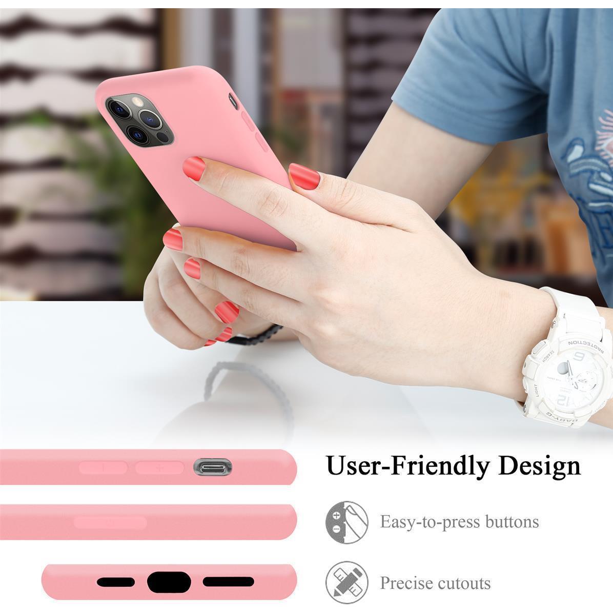 Thumbnail - Cadorabo TPU Liquid Silicone Case Hülle (Apple iPhone 13), Smartphone Hülle, Rosa