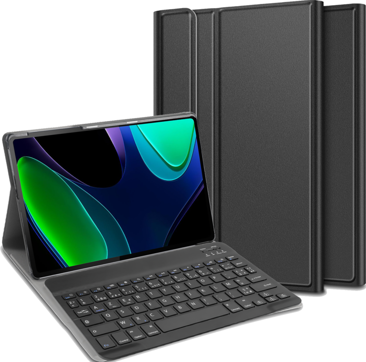 Produktbild Cazy Tastatur Hülle Kompatibel mit Xiaomi Pad 6 - Schutz Etui mit magnetisch Abnehmbarer Tastatur - (Xiaomi Pad 6)