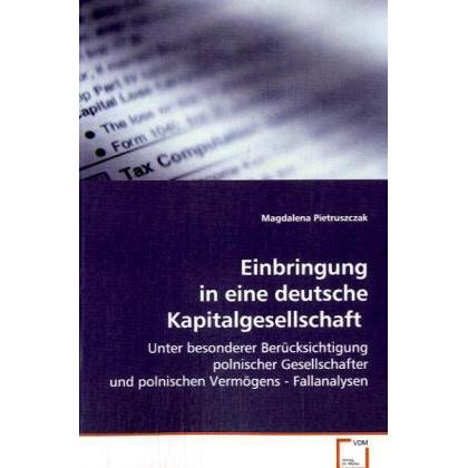 Einbringung in eine deutsche Kapitalgesellschaft, Fachbücher