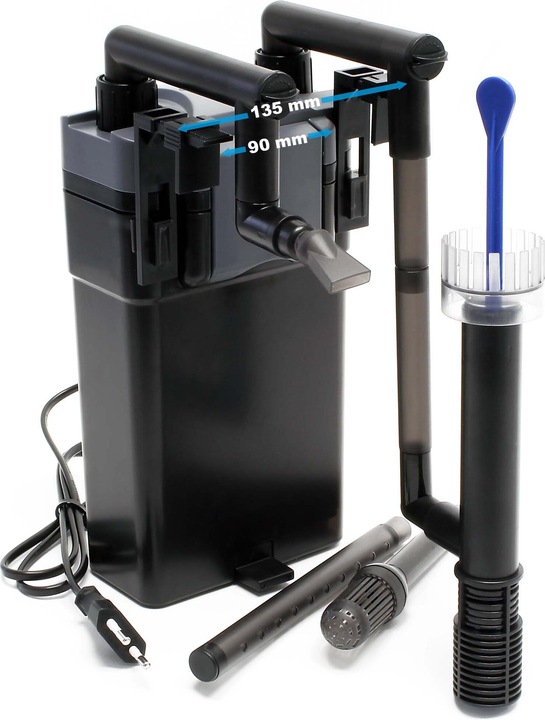Produktbild SunSun HBL-801 Hang On Filter Anhängefilter 500 l/h 6 W 60 l Aquarium Filter (60 l, Süsswasser, Salzwasser)