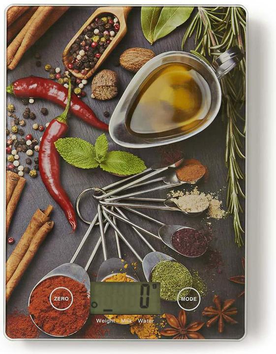 Actual product image Nedis Digital kitchen scales, LCD display, glass I