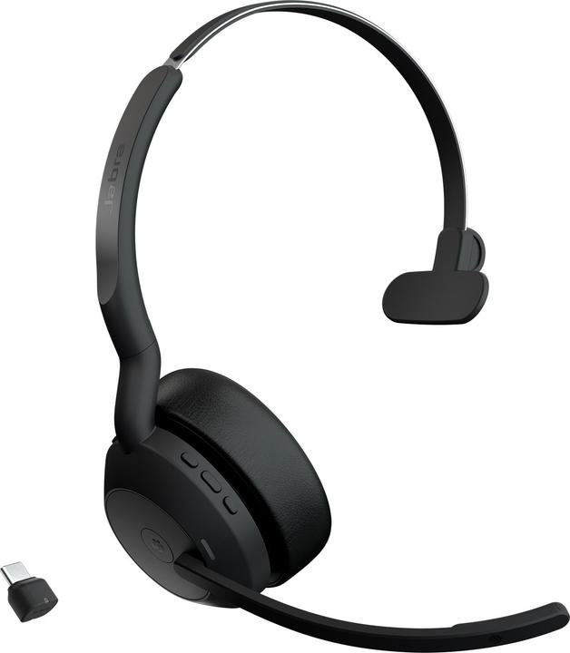Actual product image Jabra Evolve2 55 MS Mono (Wireless, USB-C)