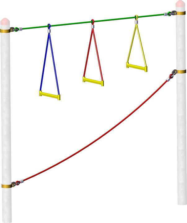 Actual product image Huck Seiltechnik Vario climbing park rung ladder