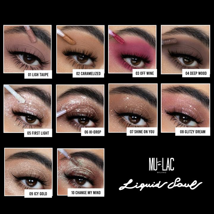 Actual product image Mulac Liquid Soul All Over Face Eyes lips Liquid Pigment Hi-Drop 06 (06)