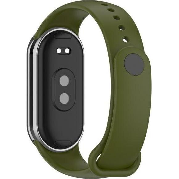 Beline pasek Simple Mi Band 9/8zielony /green (Materiale sintetico, Silicone), Cinturini per orologi, Verde