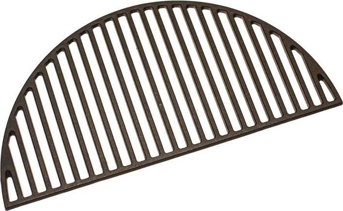 Actual product image Kamado Bono Two-zone cooking system Cast-iron grill grate in half-moon shape (Media)