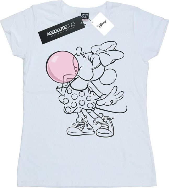 Immagine prodotto Disney Minnie Mouse Gum Bubble Maglietta Donna (XL)