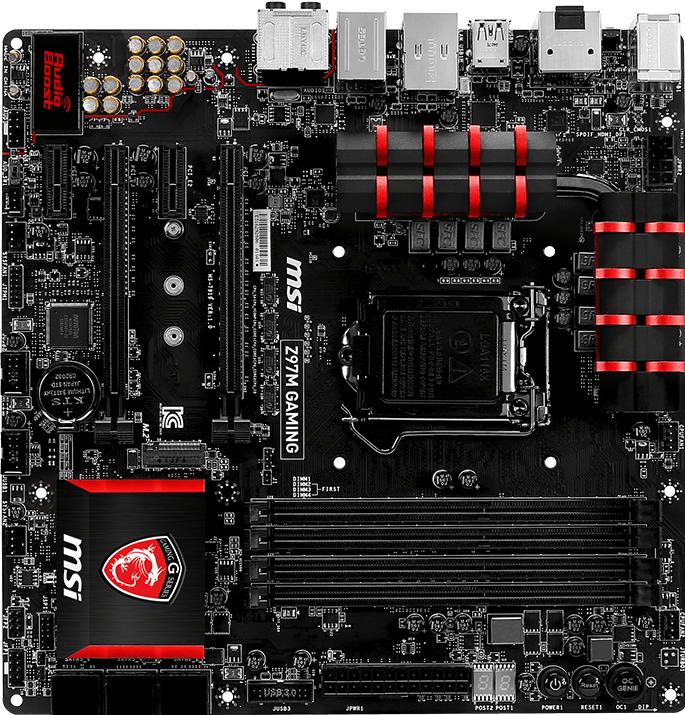Produktbild MSI Z97M Gaming (LGA 1150, Intel Z97, mATX)