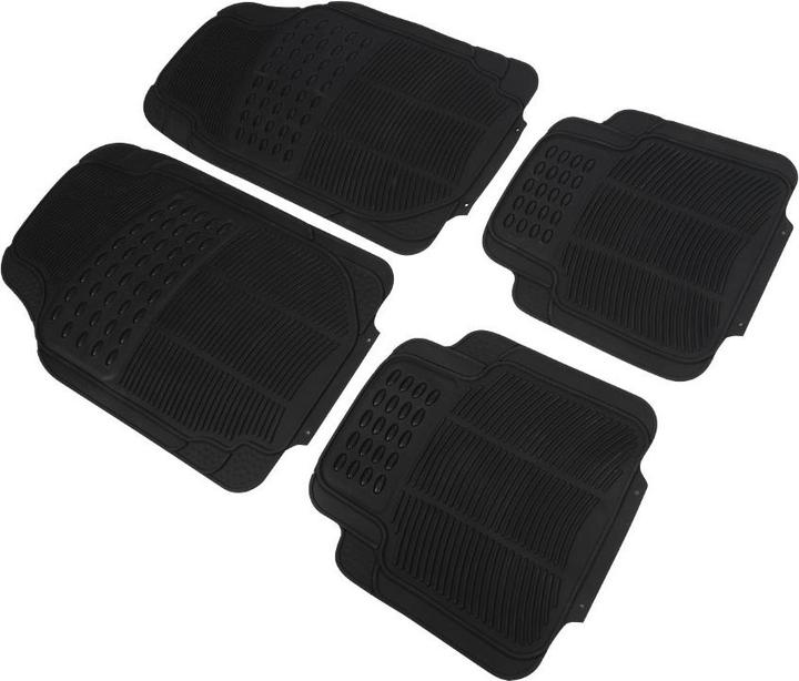 Benson Tapis de voiture 4 pièces universels avant + arriè (1 jeu de 4 tapis de sol)