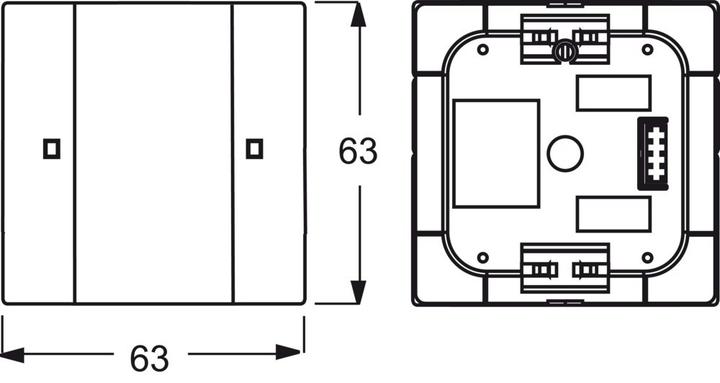 Produktbild Busch-Jaeger Bedienelement 1/2fach