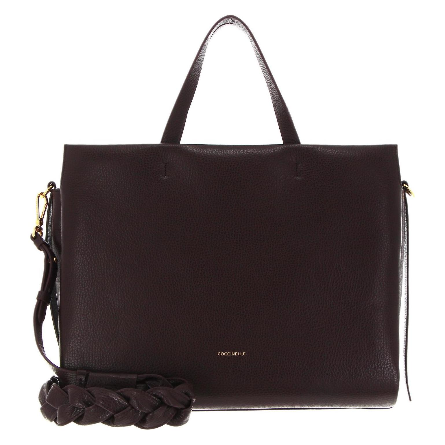 Coccinelle, Damen, Handtasche, Boheme Handbag Grained Leather, Braun
