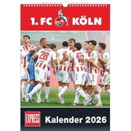 DuMont 1. FC Köln 2026 - Fussball-Kalender - Express-Fankalender - Wandkalender 29,7 x 42 cm (29,7 x 42 cm, 29,5 x 42 cm) (56562484)