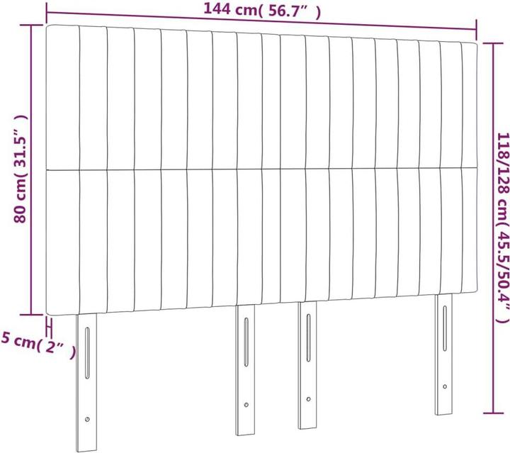 Immagine prodotto vidaXL Aldridge (144 x 5 x 128 cm)