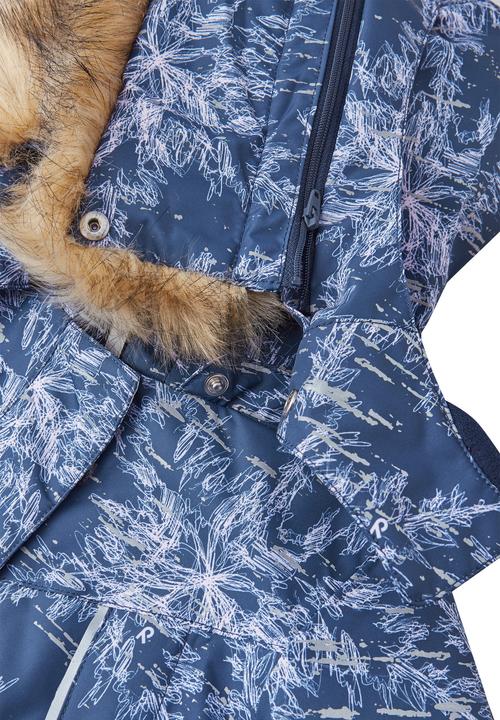 Actual product image Reima tec reflective winter jacket Silda Navy (104)