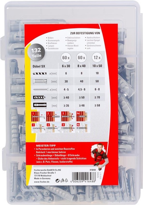 Immagine prodotto Fischer Tasselli Meister-Box SX (132 pz.)