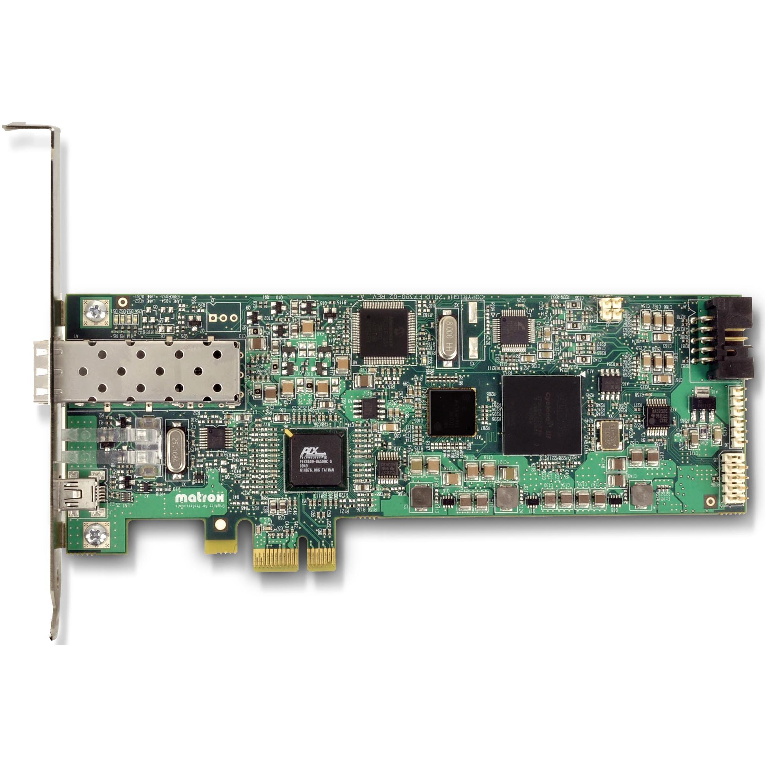 Matrox XTO2A-FESLPAF (PCIe), Netzwerkkarte