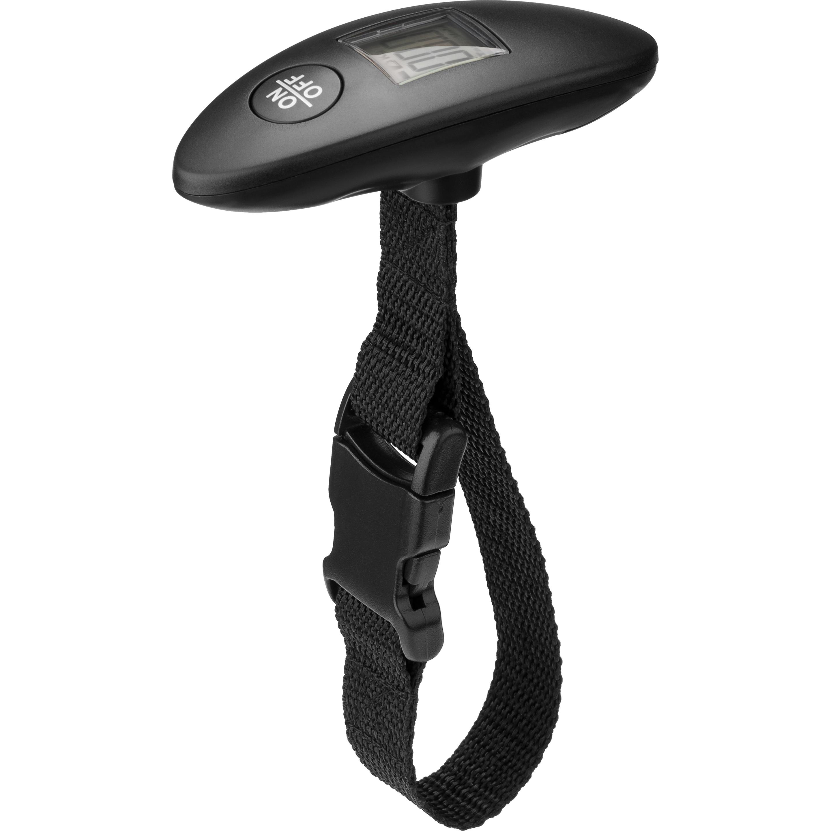 Goobay, Reisezubehör, Digitale Kofferwaage, Schwarz, (Kofferwaage)