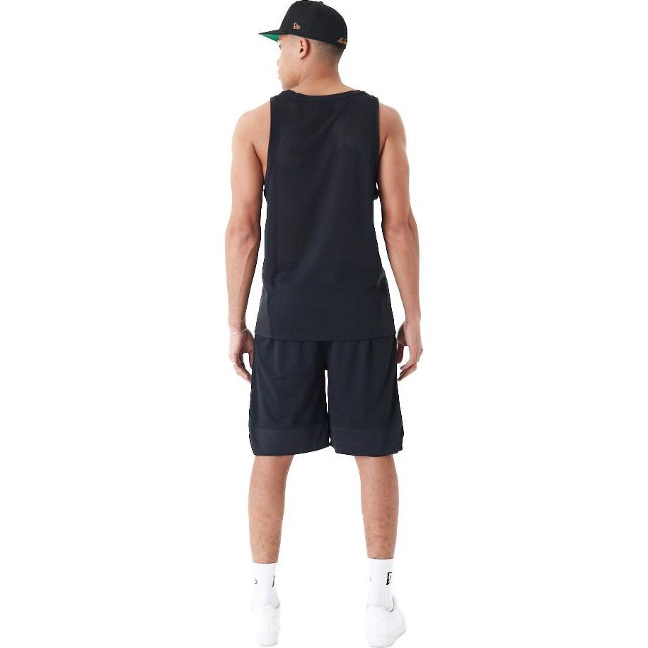 Thumbnail - New Era, Herren, Shirt, Poly Mesh Tank Top - BRAND LOGO schwarz - S, Schwarz, (S)