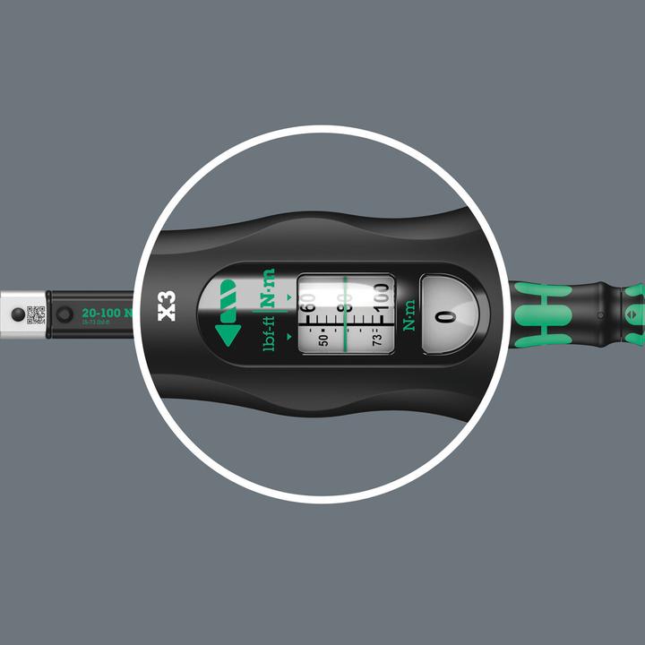 Actual product image Wera Click-Torque X 3 (20 Nm, 100 Nm)