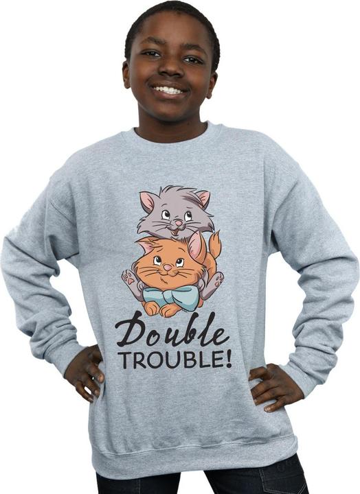 Actual product image Disney Boys The Aristocats Double Trouble Sweatshirt (140, 146)