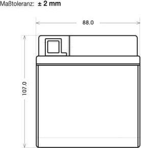 Image du produit Panther Batterien Batterie moto AGM YTX9-BS 12V 8Ah (12 V, 8 Ah)