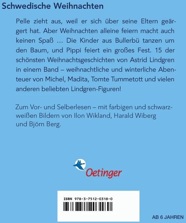 Actual product image Pelle zieht aus und andere Weihnachtsgeschichten (German, Astrid Lindgren, Ilon Wikland, Anna-Liese Kornitzky, Senta Kapoun, Silke von Hacht, Harald Wiberg, Björn mountain, Else von Hollander-Lossow, Charles Kurt Peters, 2022)