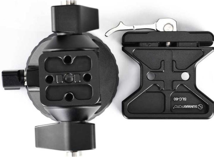 Produktbild Sunwayfoto Two-Way Head w/ Clamp And QR Plate DT-03 (2-Wege-Neiger)