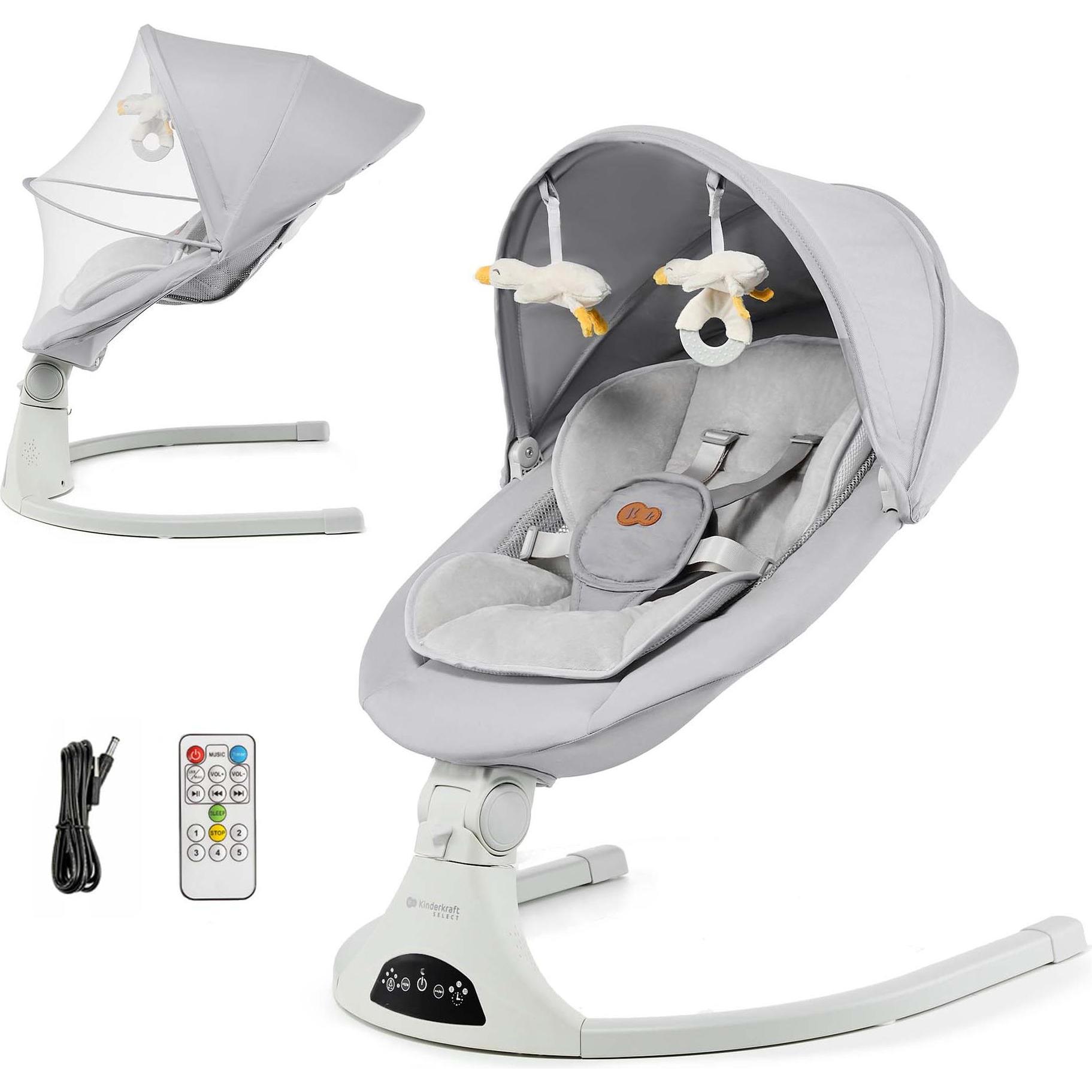 KinderKraft Rocker-bouncer TULSY grey
