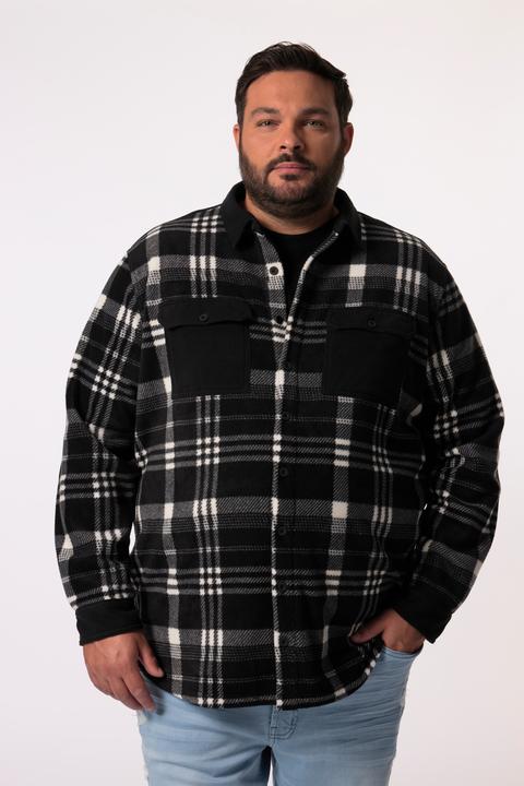 Immagine prodotto Men+ Karo-Fleeceovershirt, Langarm, Kentkragen (3XL)