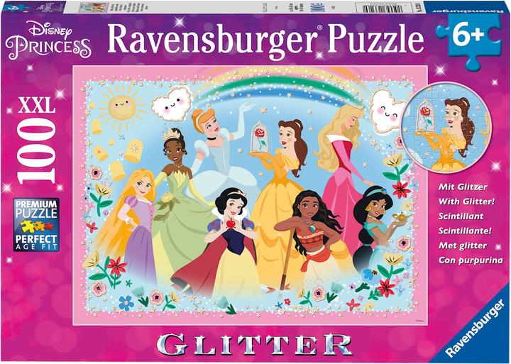 Produktbild Ravensburger Disney Prinses Glitzerpuzzle (100 Teile)