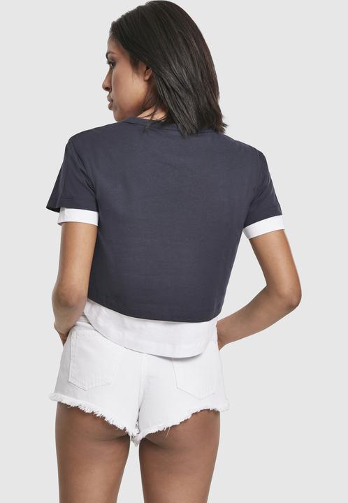 Produktbild Urban Classics Ladies Full Double Layered Tee (XL)