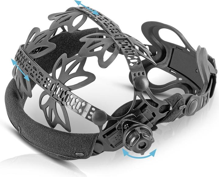 Stahlwerk Kopfband für Schweisshelme mit Polster und austauschbarem Schweissband (Gehörschutz Ersatzpolster)