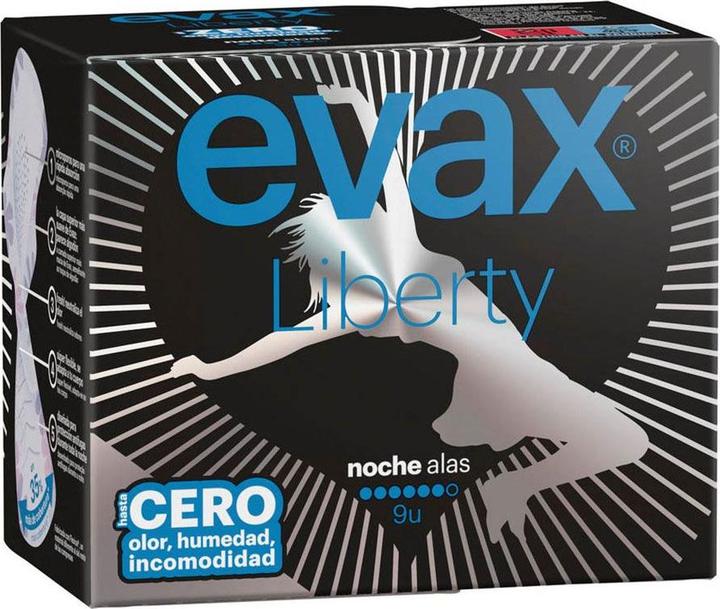 Produktbild Evax LIBERTY compresas noche alas 9 uds (9x)