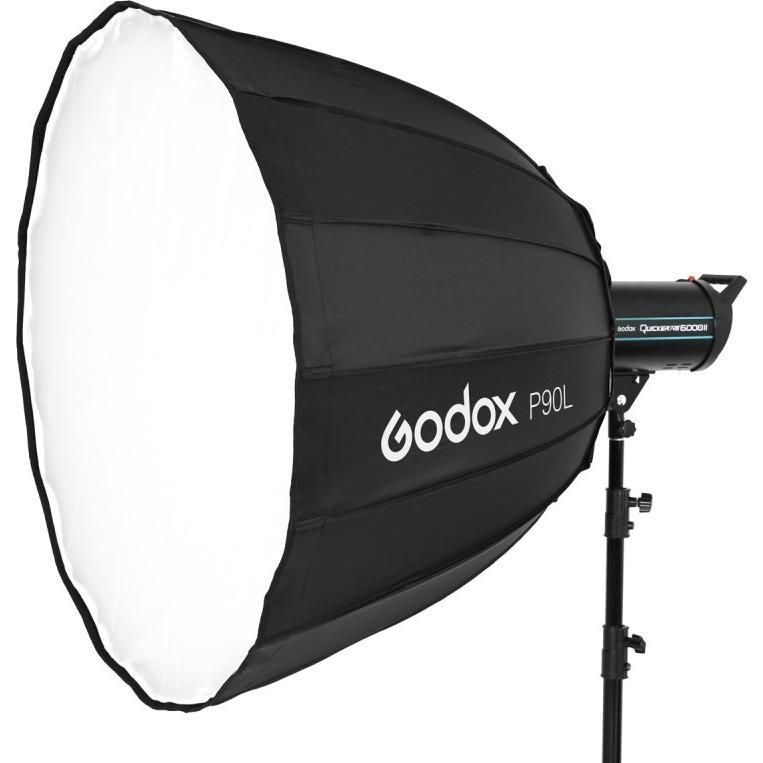 Godox P90L (Soft box, 90 cm), Softbox + Riflettore