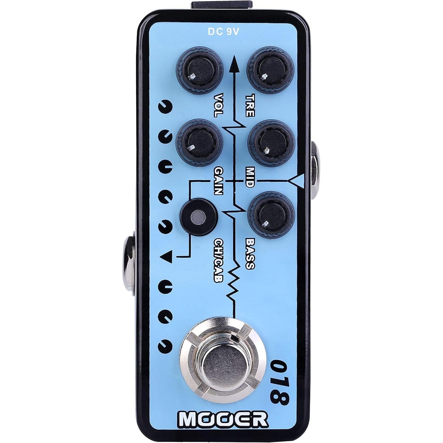 Mooer Audio Micro Preamp 018 Custom 100 (Chitarra), Amplificatore, Multicolore