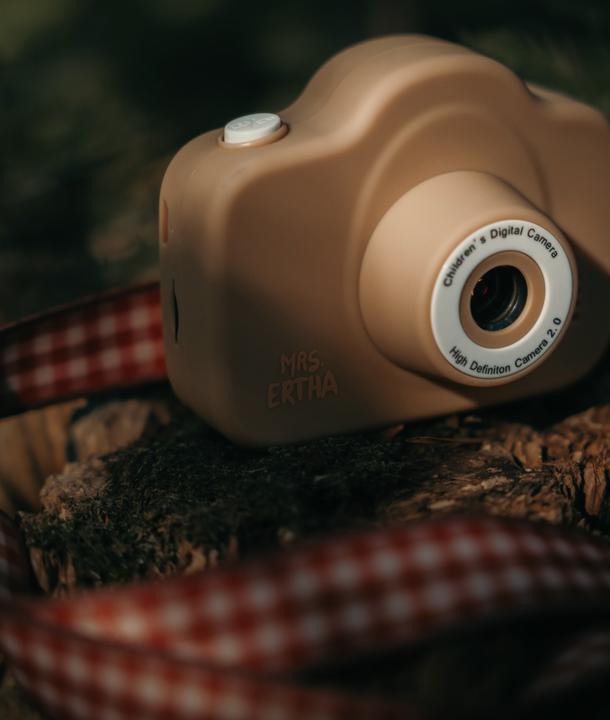 Actual product image Mrs. Ertha Cam Cam My First Digital Camera Rusted Soft Squares