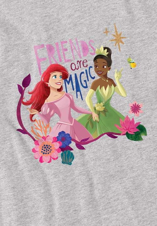 Image du produit Disney Princess - T-shirt FRIENDS ARE MAGIC - Enfant (128)