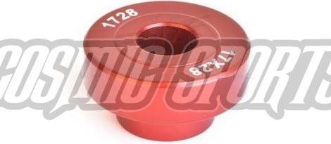 Actual product image Wheels Manufacturing Open Bore Drift, 17x28mm, for 3/8" Rod