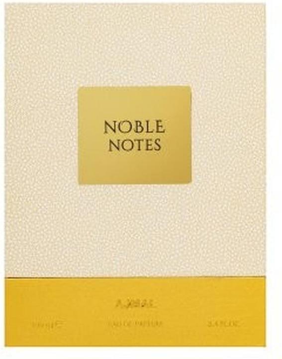 Actual product image Ajmal Noble Notes EDP U 100 ml (Eau de parfum, 100 ml)